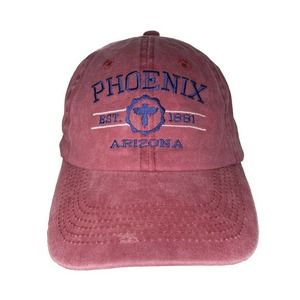 Phoenix Arizona Hat Cap Slide Medium DMR Classic Headwear Red‎